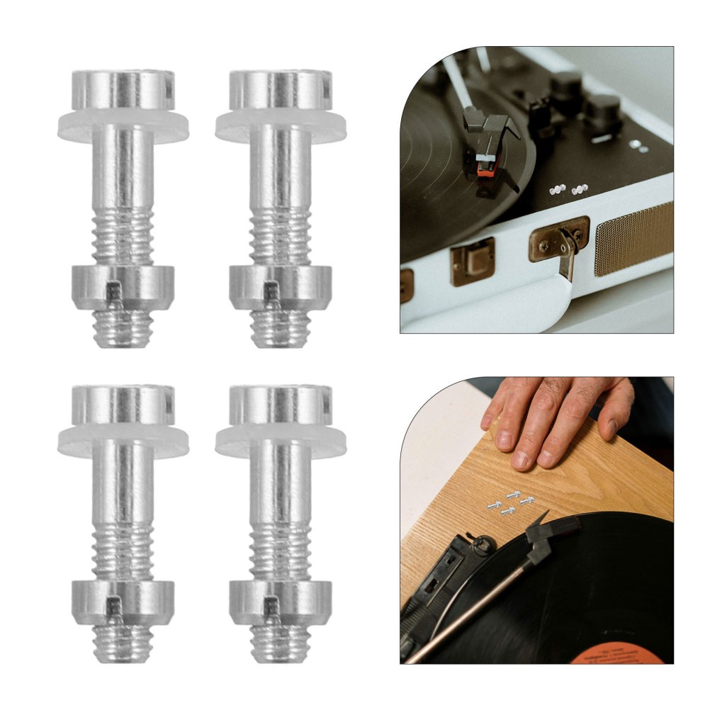 4 Pcs Vinyl Record Player Screws Turntable Diy Phonograph Headshell Fixing