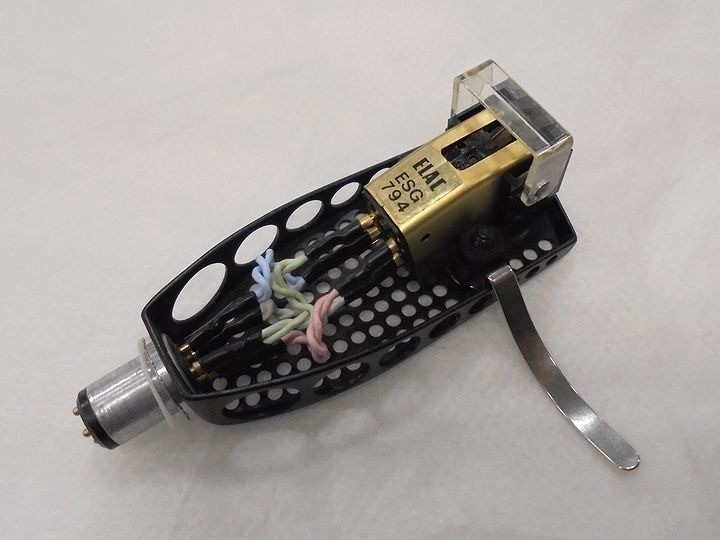 ELAC ESG 794E Phono Cartridge w/ SME S-2 Headshell Moving Magnet MM Turntable