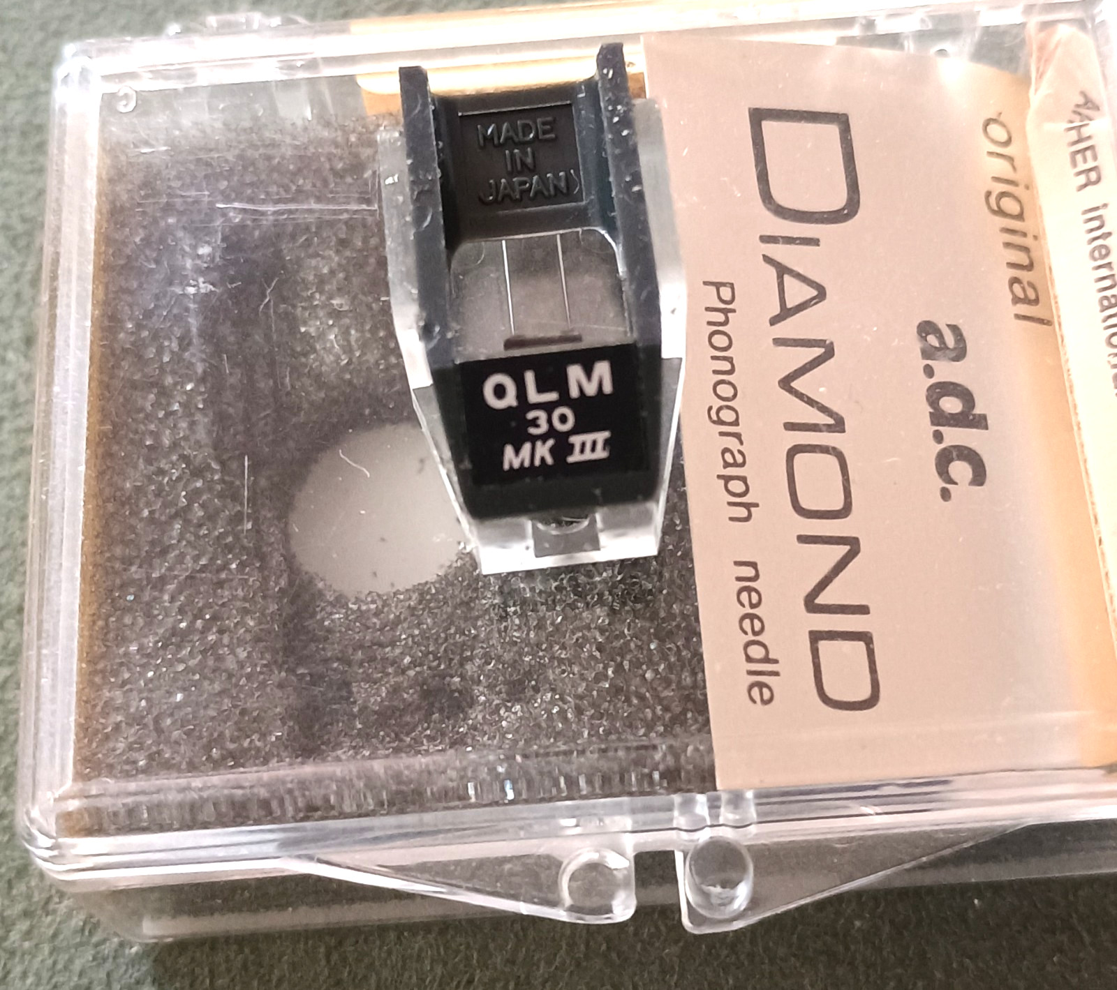 Original ADC QLM 30 mklll Tip, New NOS, Distributed by Tonar