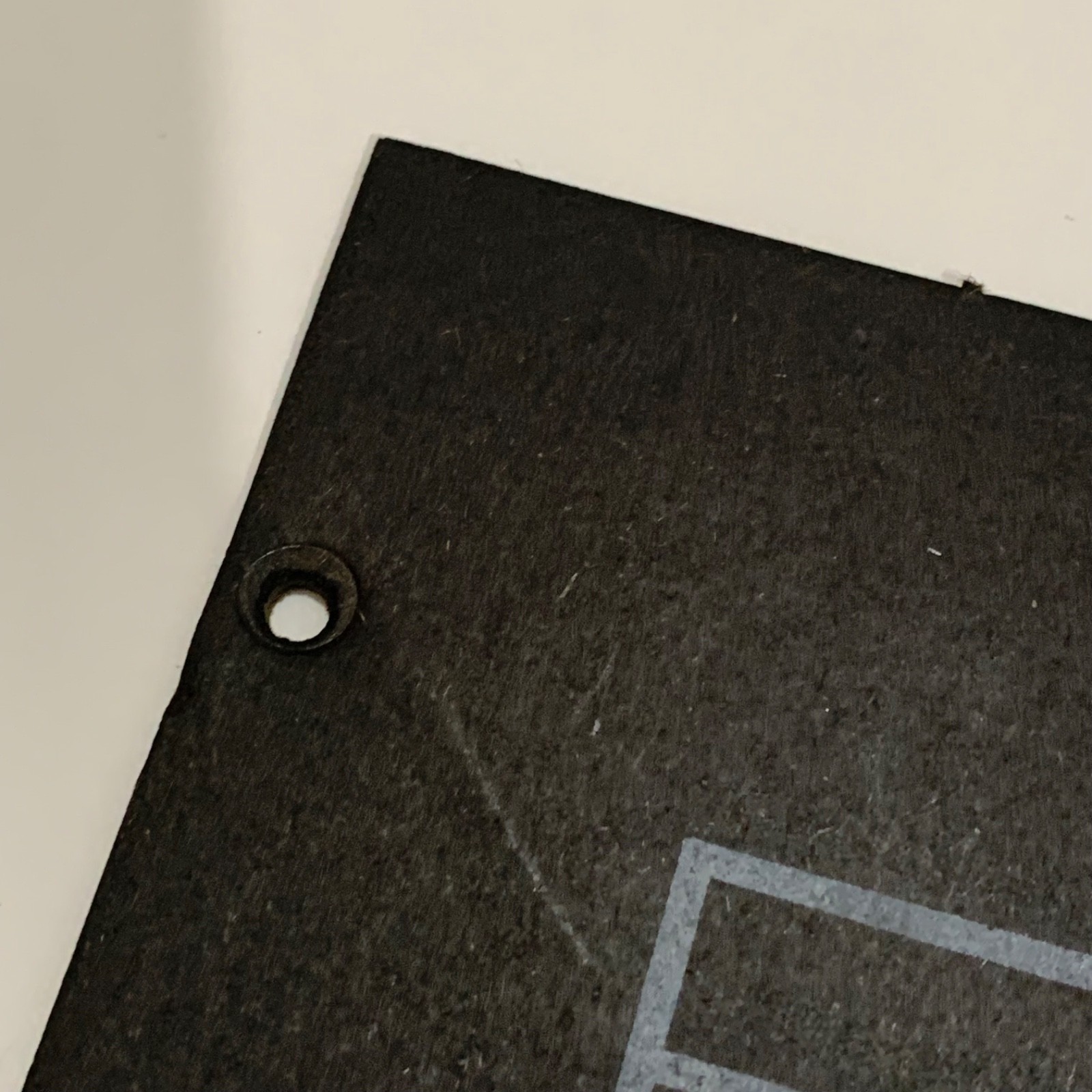 Realistic LAB 50 Turntable Parts Square Bottom Cover With Screws