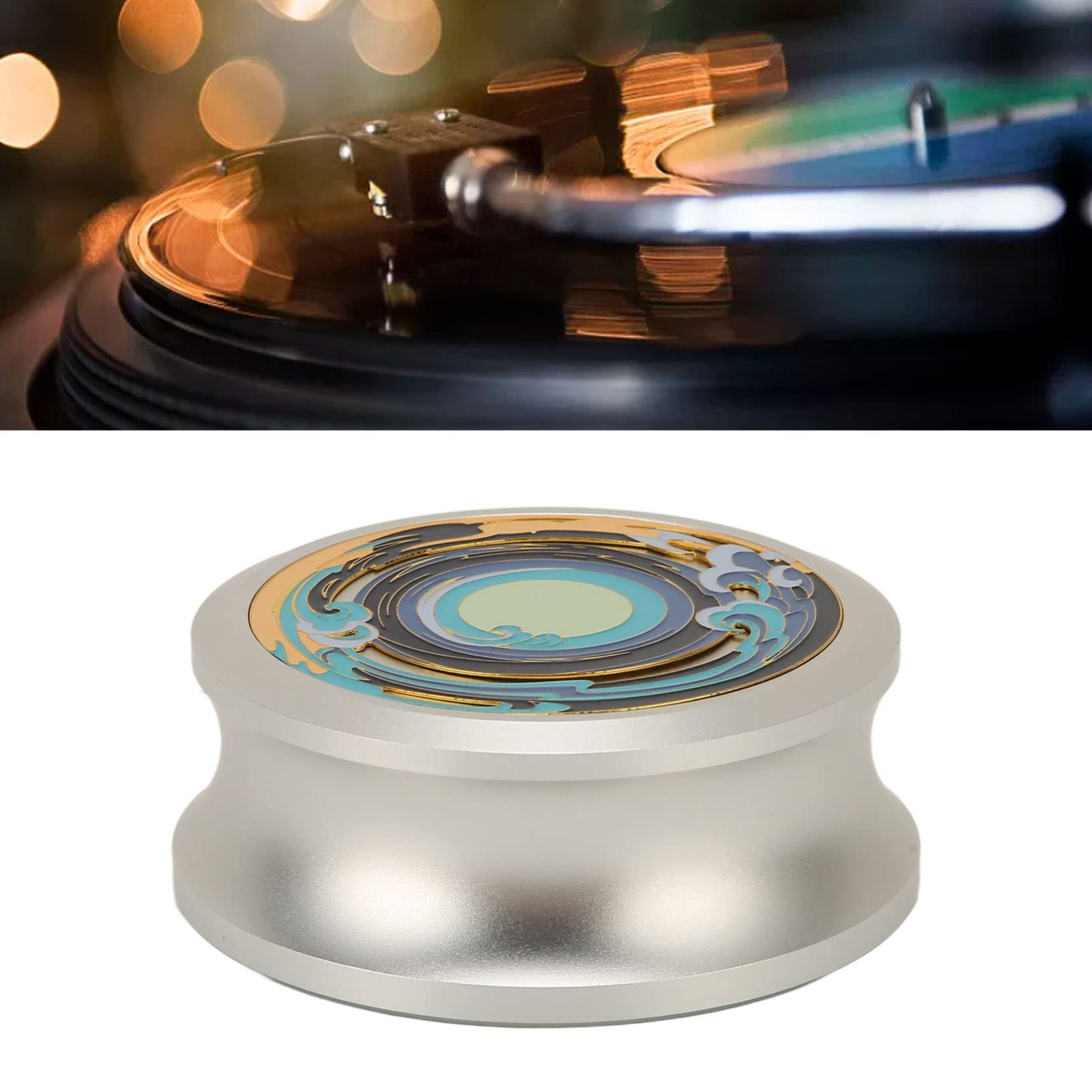 Professional HiFi Disc Stabilizer & Record Weight Clamp for Turntables – Vibrati