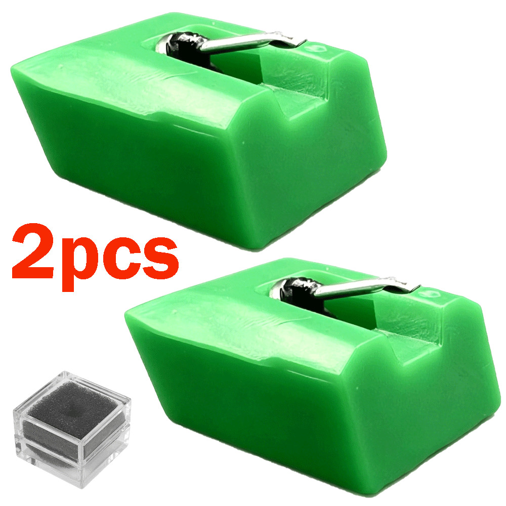 2x Spherical STYLUS NEEDLE FOR AUDIO TECHNICA AT93 ATN95E AT95E 710-DE CARTRIDGE