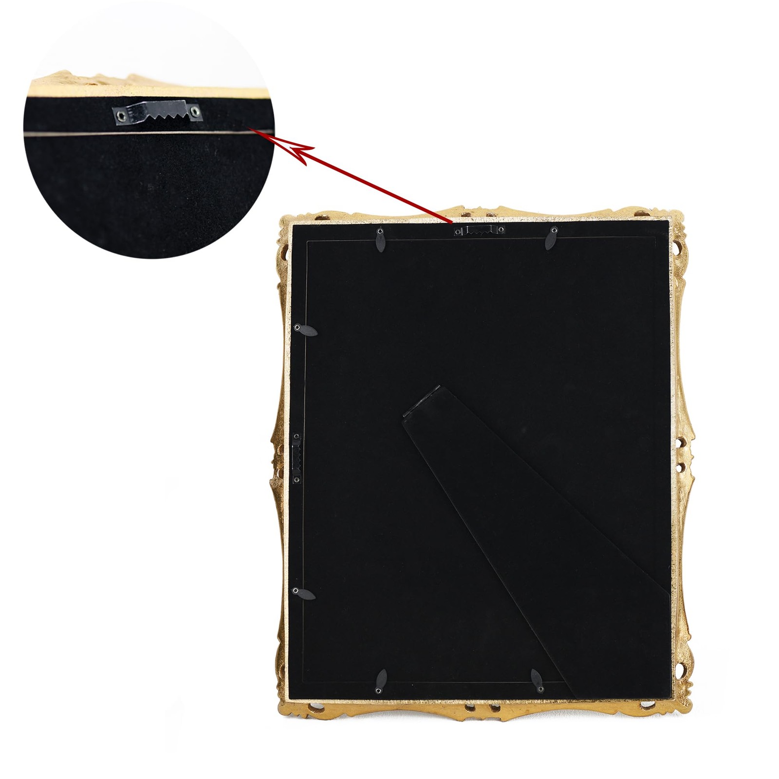 Funerom 11×14 Vintage Picture Frames with Glass Front, inch, Gold