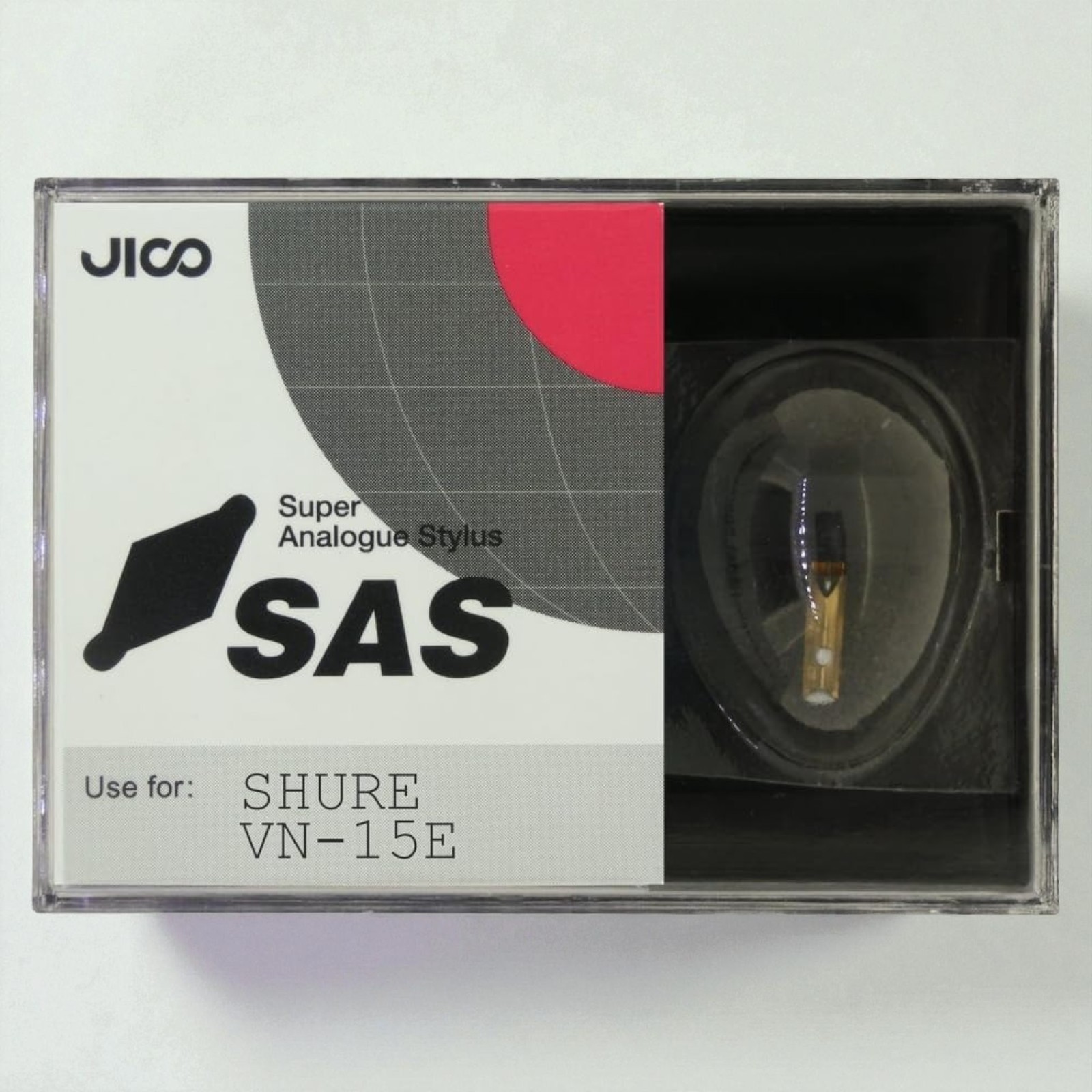 JICO 192-VN15E-SAS SAS Stylus for SHURE V15 Type II MM Cartridge Boron Cantileve