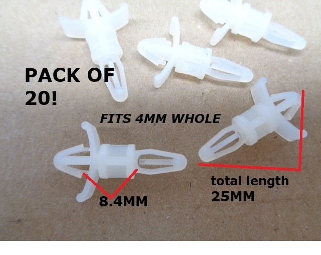 PCB STANDOFF FITS MOTHERBOARD CIRCUIT L8.4MM for 4mm WHOLE (PK OF 20) NEW