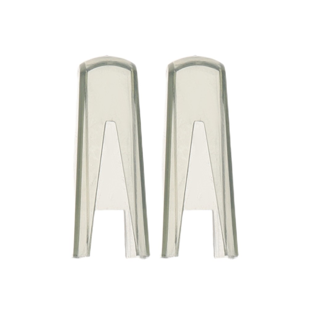 2Pcs Protective Stylus Sleeve for Turntable Needle with Transparent Dust Cover