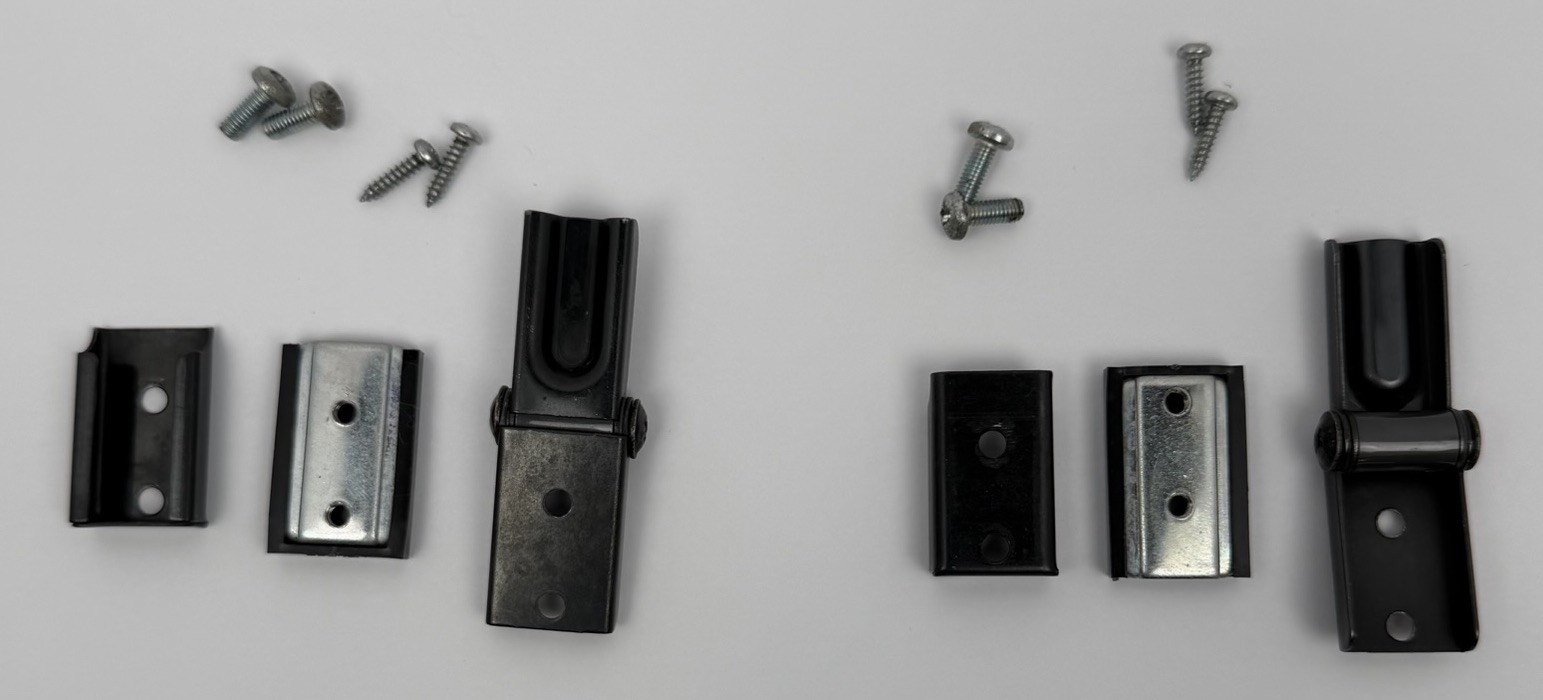 Systemdek IIX Turntable Lid Cover Hinge Set OEM Record Player Replacement Parts