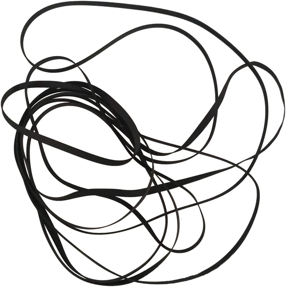 11Pcs Turntable Belt Different Specifications Rubber Belt Replace Turntable Phon