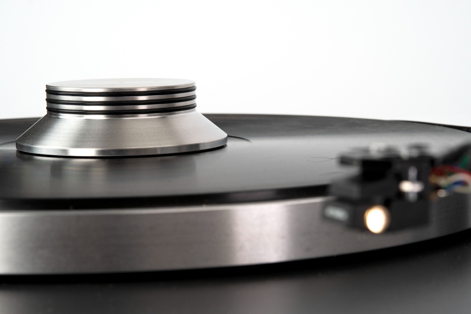 TNG-Spinner Delrin Alum Platter for Rega Turntables w/ universal Record Clamp