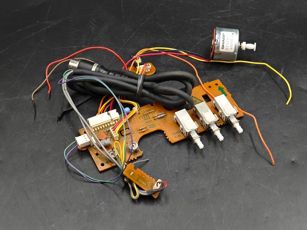 Sharp RP-303H(BK) Turntable Motor Used Working