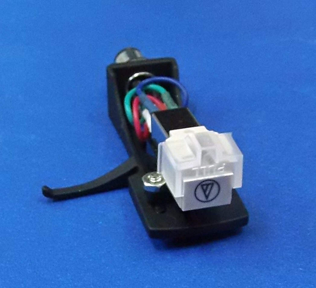 Combo Headshell Cartridge and Stylus Needle for Pioneer PL-A350B, PL-61, PL-512