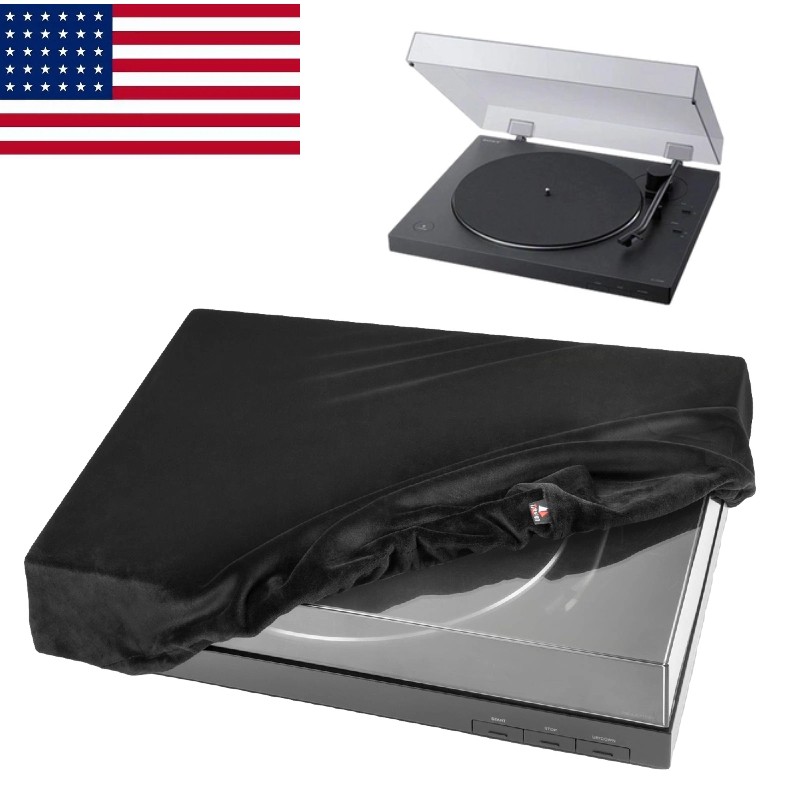 Elastic Dust Cover Protective Case For Sony PS-LX310BT Vinyl Record Player Black
