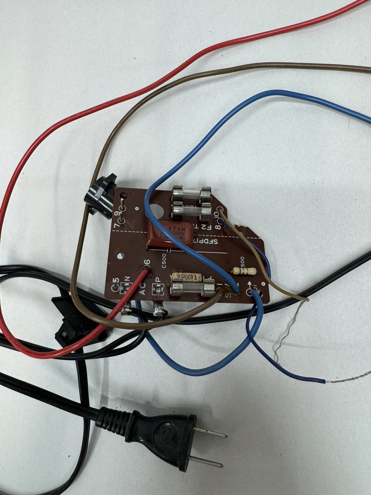 Technics SL 1600mk2, Motor board TRANSFORMER BOARD AS PICTURED