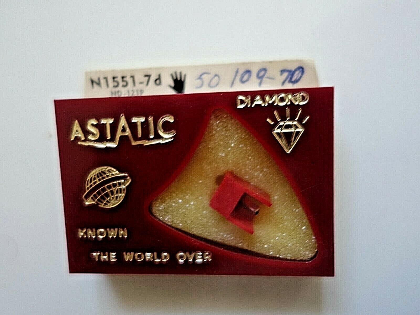 NEW NOS MADE IN USA SONY ND-121P ASTATIC N1551-7D DIAMOND STYLUS / NEEDLE