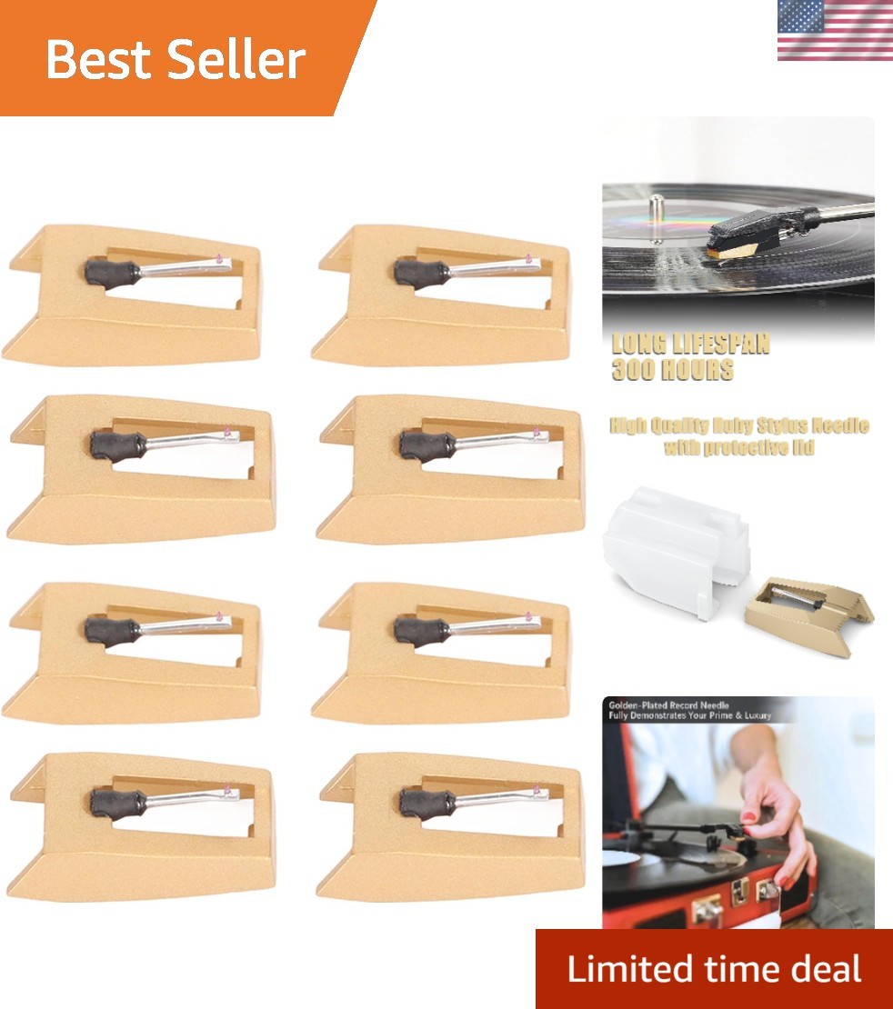 Precision Fit Turntable Needles 8 Pack for NP1 & NP6 – Superior Audio Experience