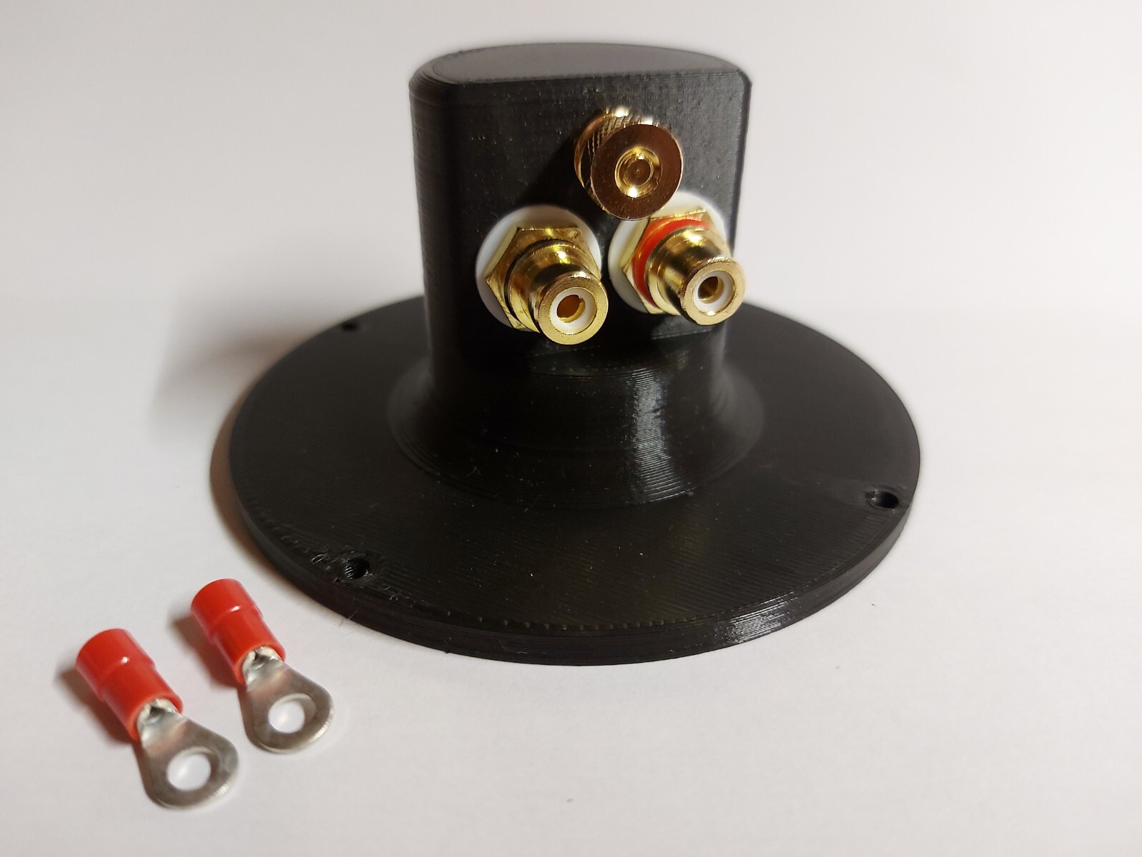 1x KIT RCA BOX Technics SL-1200 SL-1210 MK1 MK2 MK3 MK4 MK5 SUPPORTO + RCA / GND
