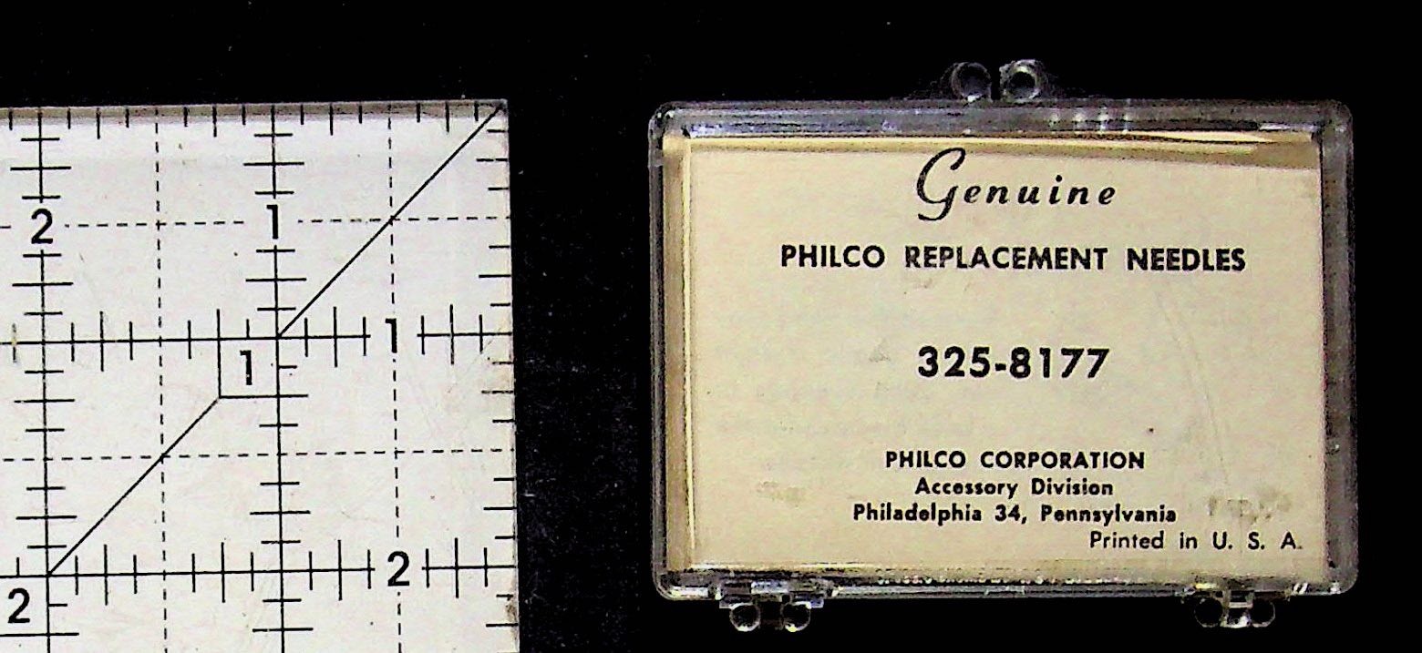 Philco Replacement Needle Sapphire Tip for Record Player NOS 325-8177