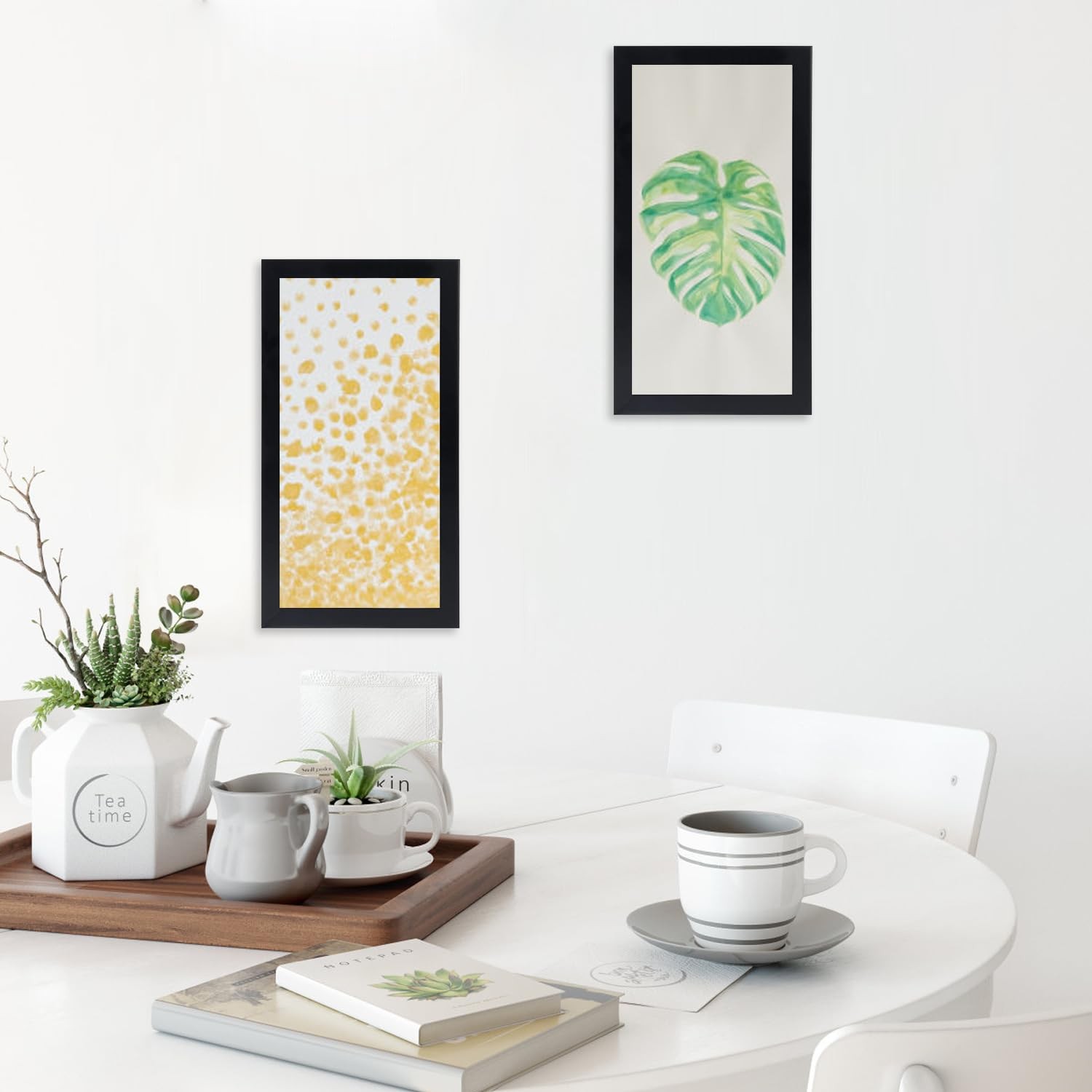 HUKONHEP 8×15 Black Picture Frames, Photos Frame with 8″x15″,