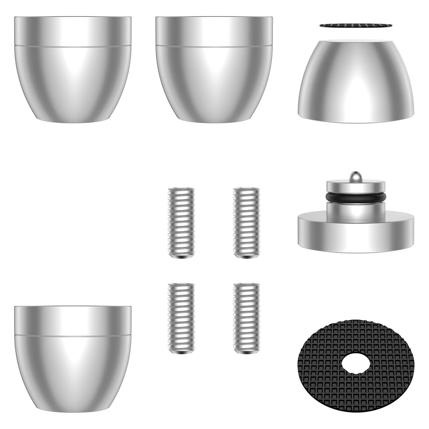 Audiocrast 4X HiFi Speaker Spike Pads Isolation Stand Feet, IF3033 Speaker Sh…