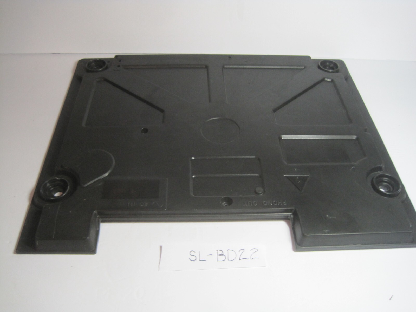 Original Technics SL-BD22, turntable record player, bottom cover plate