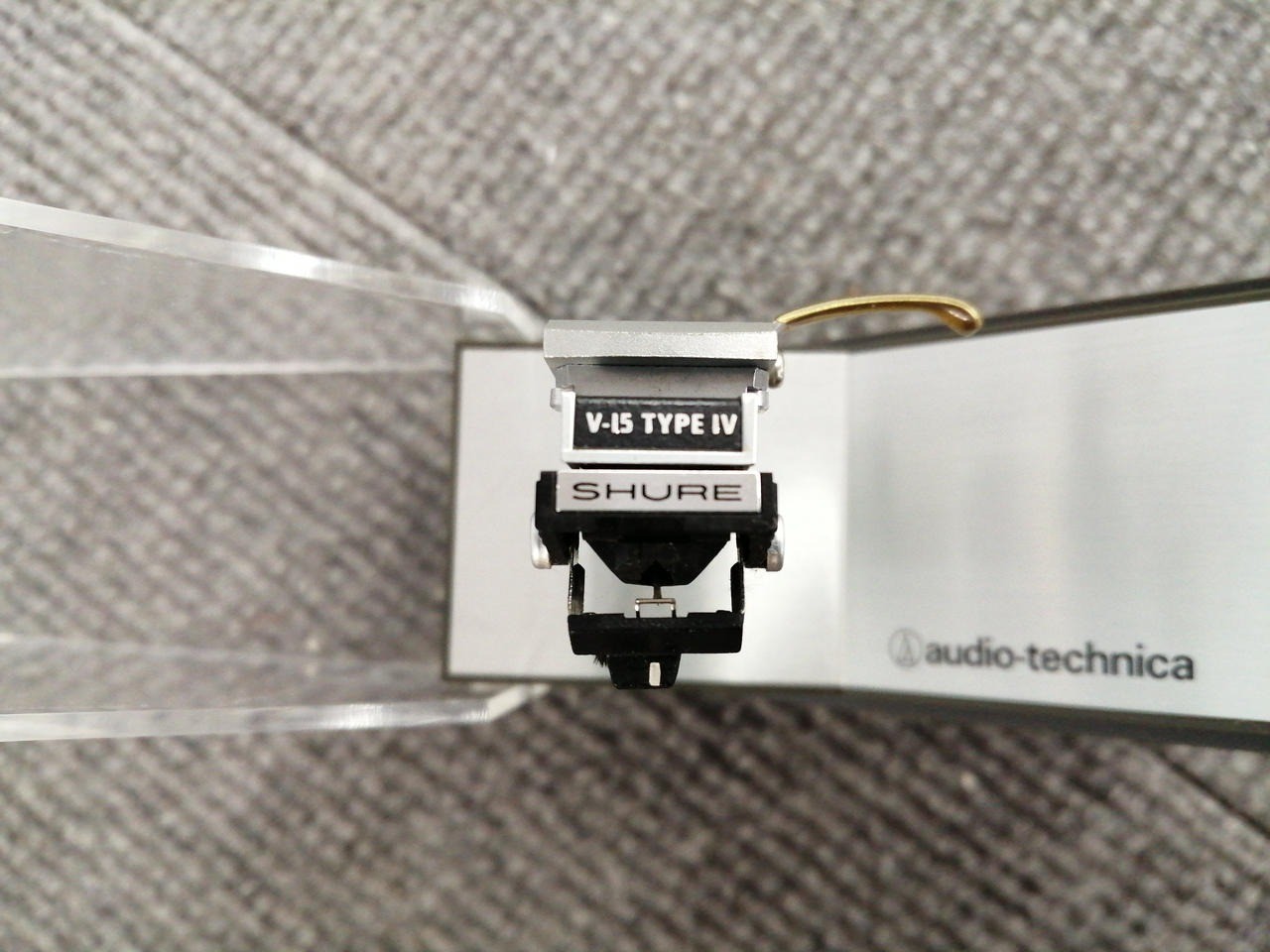 SHURE V15 TYPE IV Cartridge Genuine Stylus Audio-Technica AT-LH13/OCC Headshell