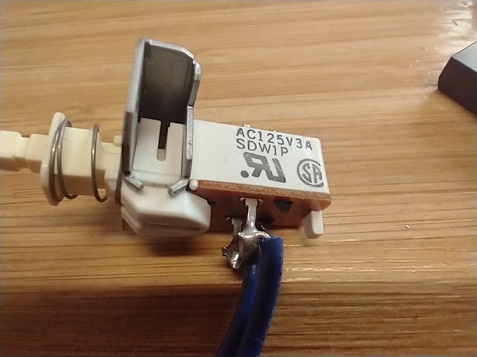 Onkyo CP-1046F Genuine Power Button Switch Assembly Part For Vintage Turntable