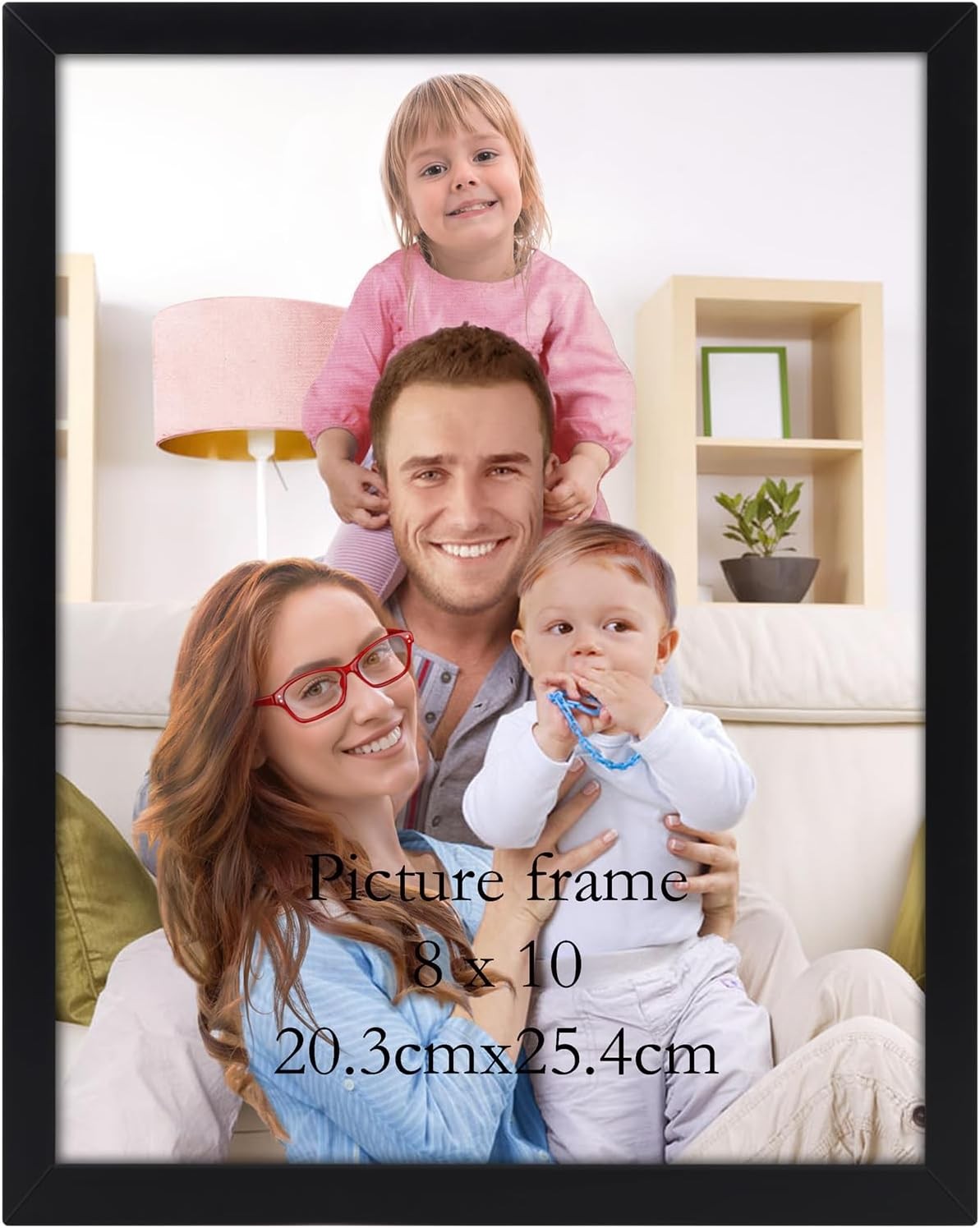 Giftgarden 8×10 Picture Frame Black, 8 by 10 Thin Photo for 8×10, Black