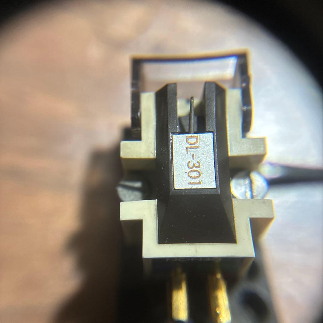DENON DL-301 MC Phono Cartridge w/ Audio-Technica Headshell Tested Working