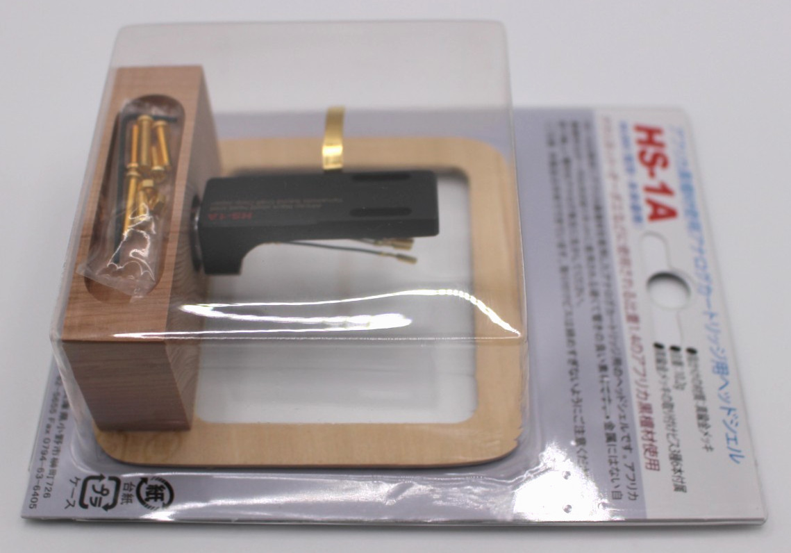 Yamamoto Sound Craft HS-1A African ebony Headshell Music HS1A Wood Japan 2011