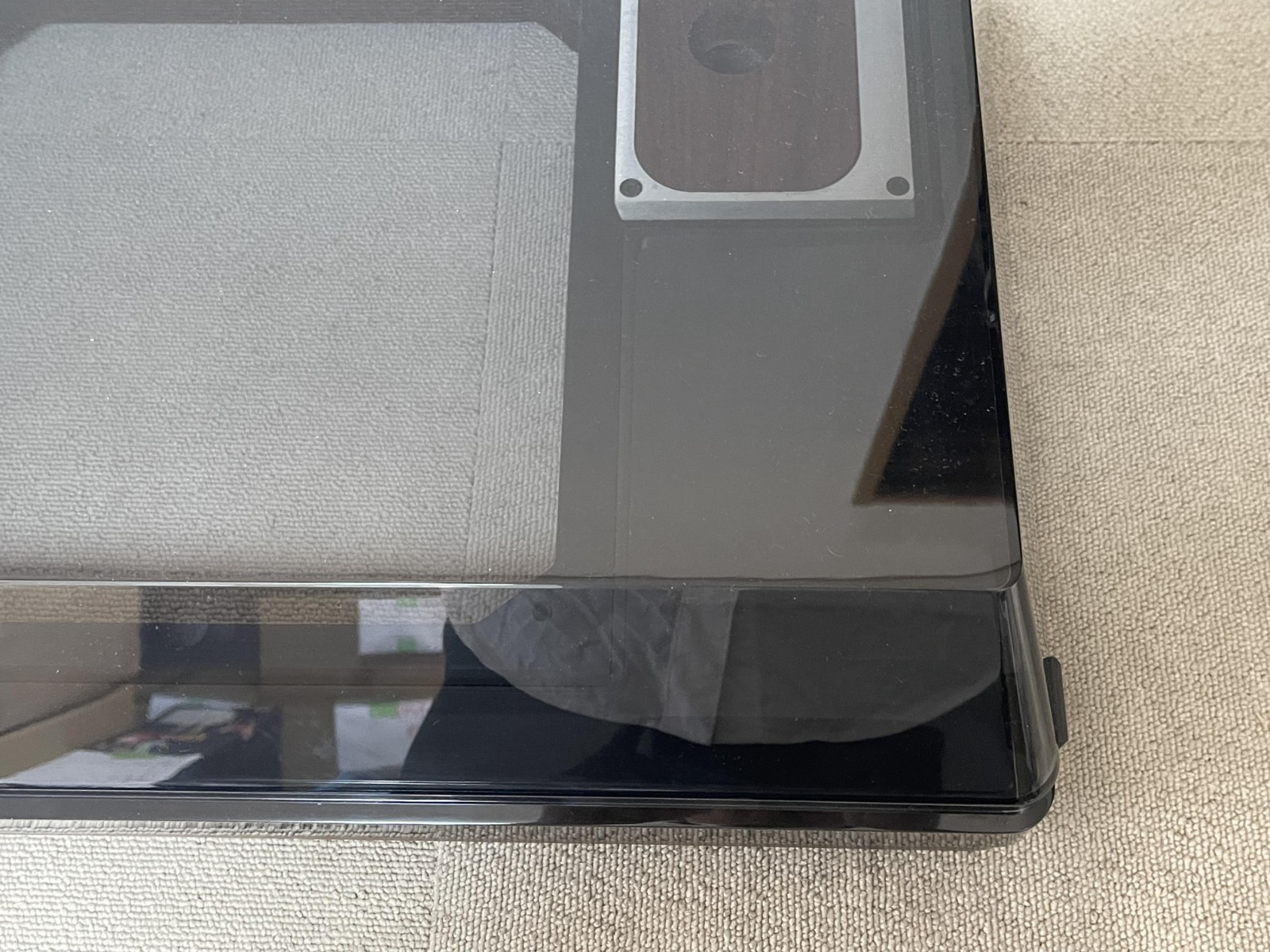 Technics SH-10B3 Turntable Base Obsidian Cabinet for SP-10 w/ Dust Cover Manual