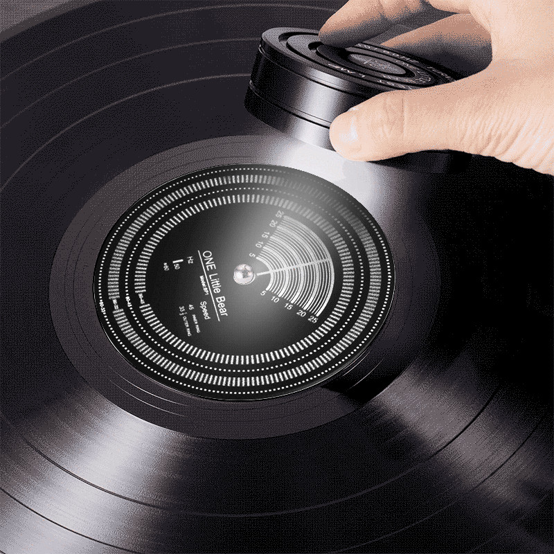 Stroboscopic Speed Strobe Light+Tachometer Disc for Home Turntable LP Records