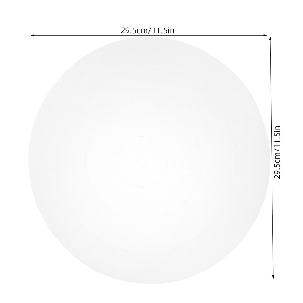 Record Player Silicone Pad Turntable Mat for Sound Dampening Audio