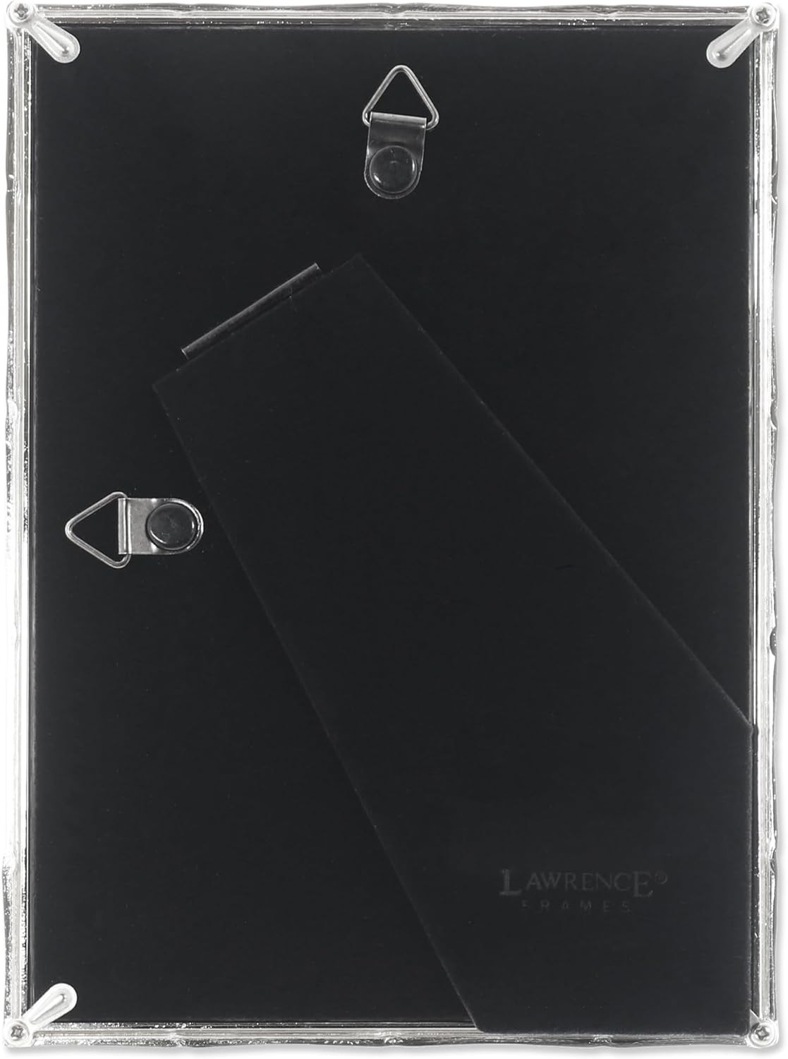 Lawrence Frames 710157 Silver Metal Bamboo 5×7 Picture Frame 5×7,