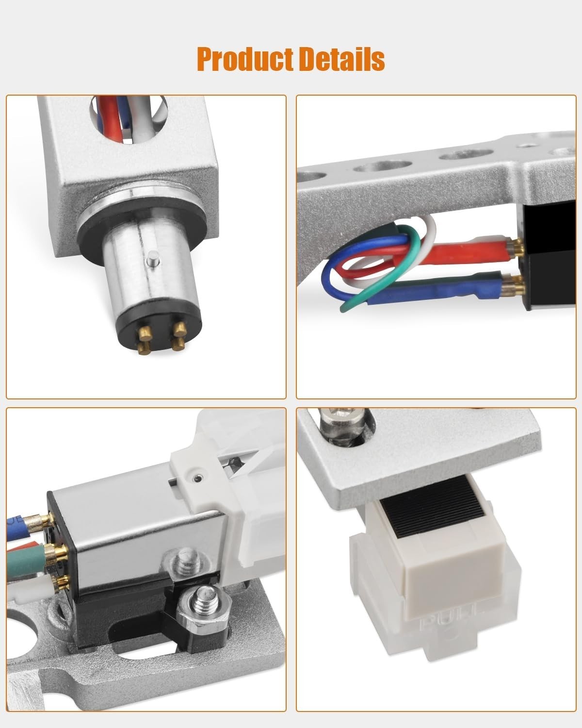 Upgrade Your Turntable: Silver AT-3600L Headshell Compatible with Pioneer Models