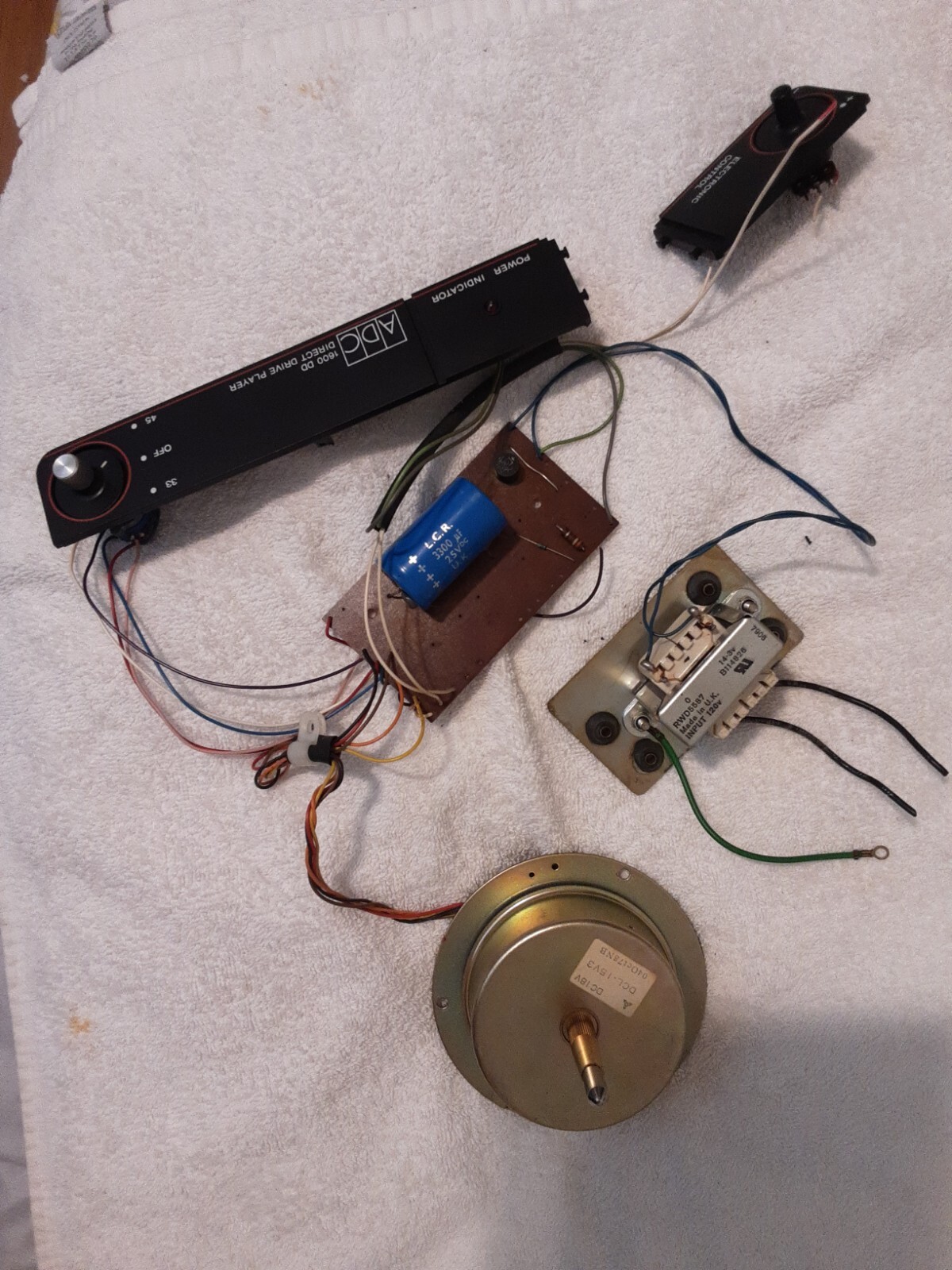 Motor Pitch Control 33. 45RMS