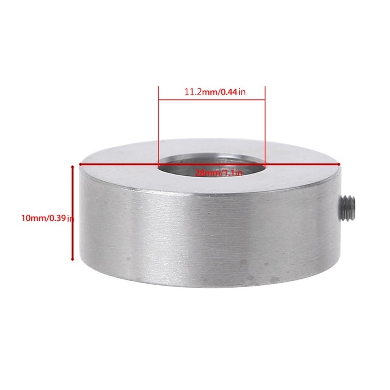 Record Player Turntables Weight Stabilizer LP Vinyl Silver Clamp