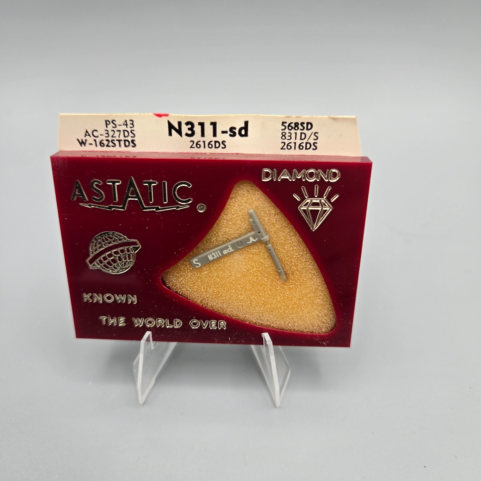 ASTATIC N311-sd Diamond Sapphire Stylus Needle Electro Voice EV Stereo LP 78