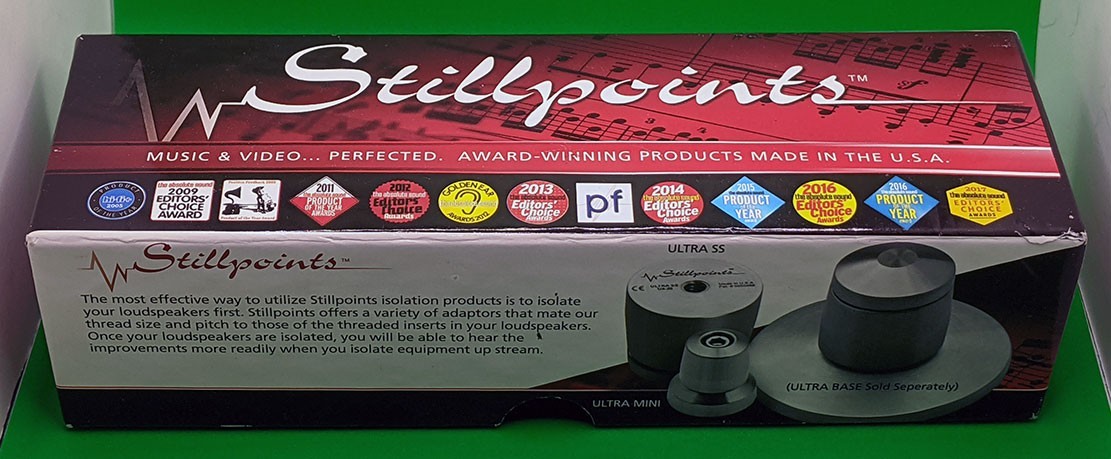 In Original Box! STILLPOINTS Damper ULTRA MINI 8/32 Set Of 3 Vibration Isolation