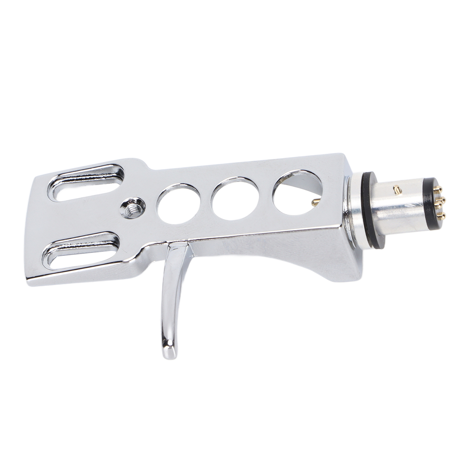 Phono Head Shell Zinc Alloy Replacement LP Tonearm Cartridge Head Shell With Fit