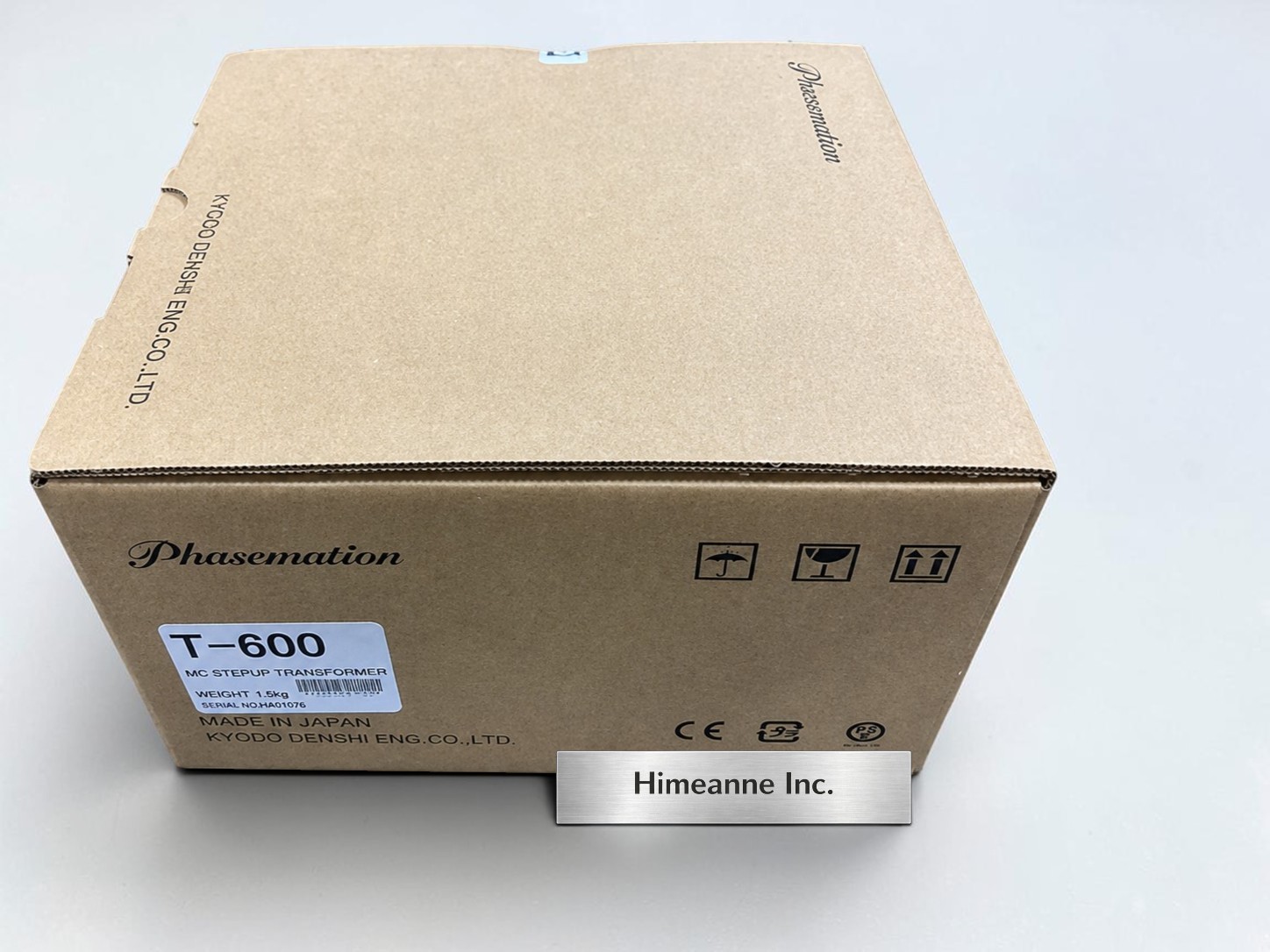 Phasemation T-600 MC Step Up Transformer Phono Analog High End Audio Sound Music