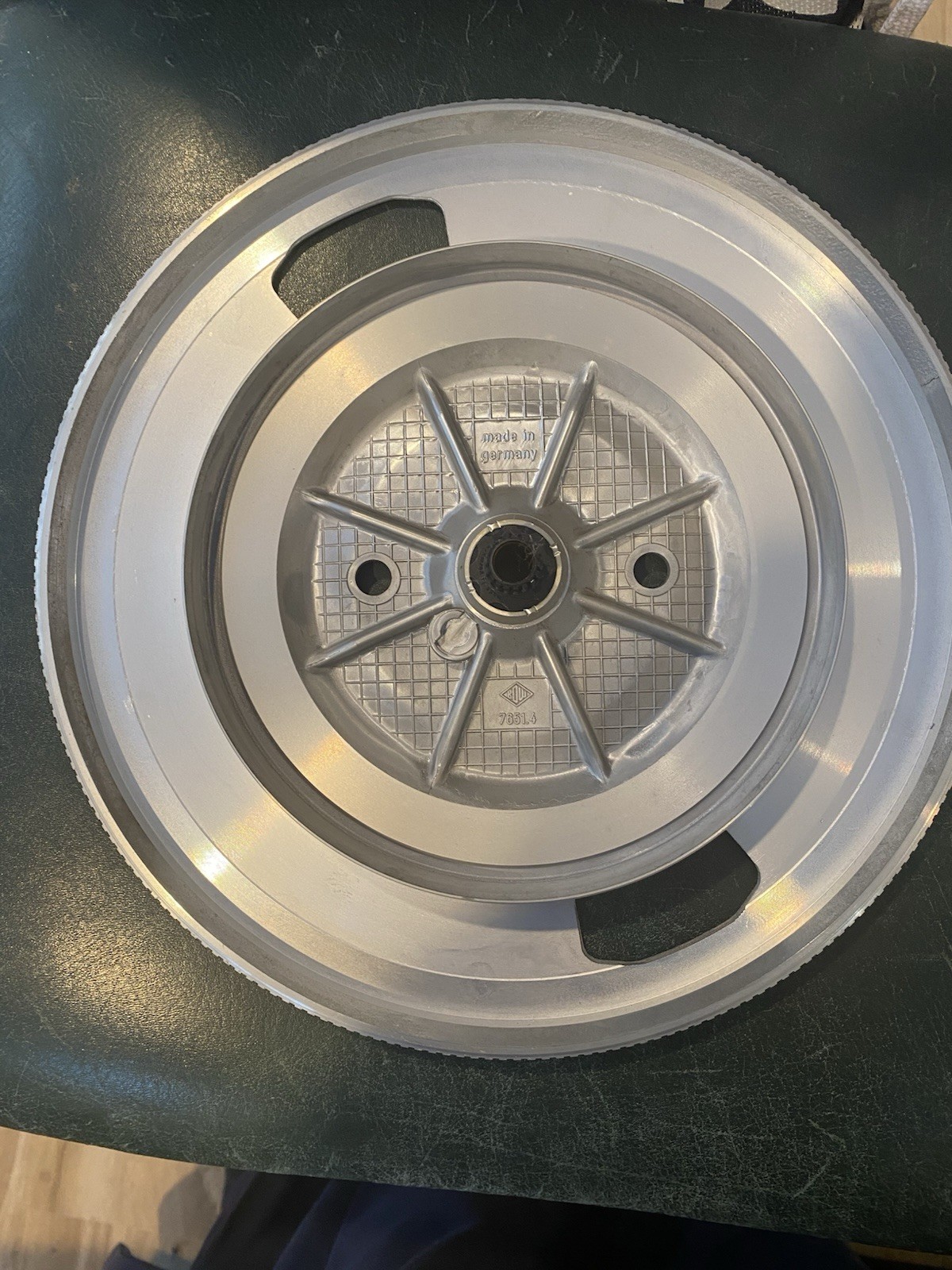 Dual CS 1237 Aluminum Platter 1978 Turntable Record Player Repair Part 7651.4