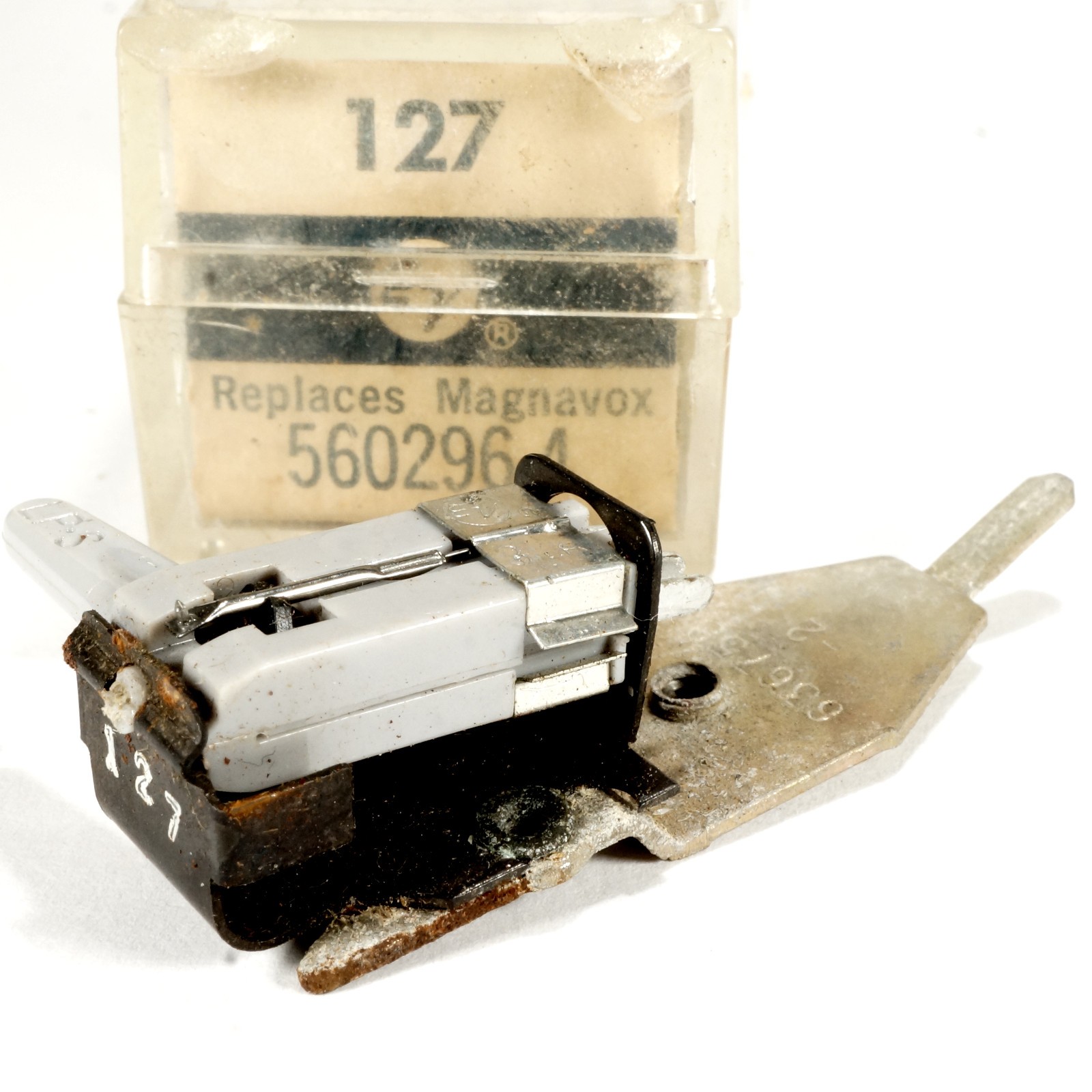 NOS Tested Electro-Voice 127 Cartridge & Needle for Magnavox 560281-1 560296-4