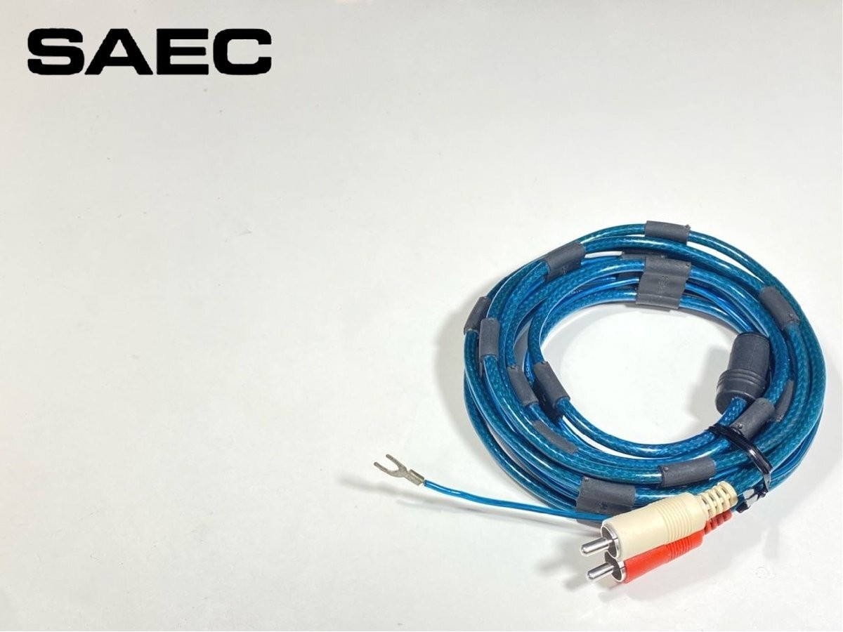 SAEC CX-5006B Phono Cable for Low Output MC Cartridge Excellent Used Japan