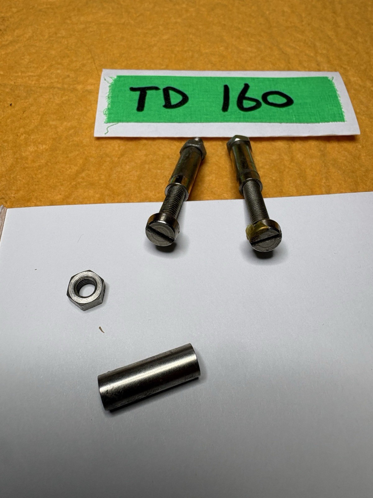 Thorens TD-160 Part (may fit 145/165/166/146/147/125)-SCREWS/SPACER