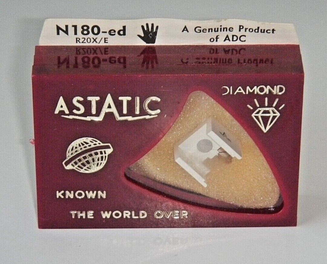 Vintage Astatic N180-ed Stylus ADC R20X/E Diamond Needle PS-715 SP772D 2215D NOS