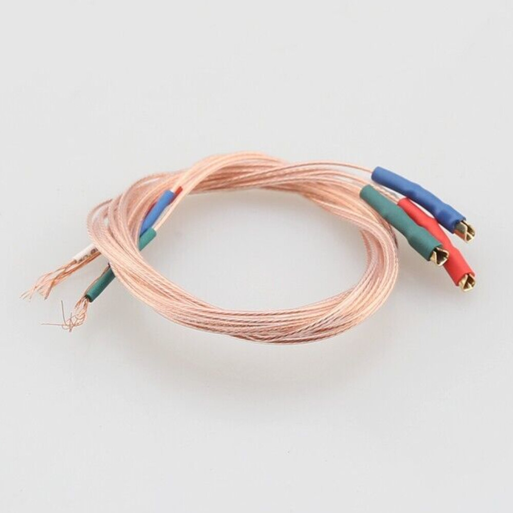 Tonearm Wire Set 30AWG 5N Perfect Crystal PCOCC 1.2 Terminal 40cm/15.75inches