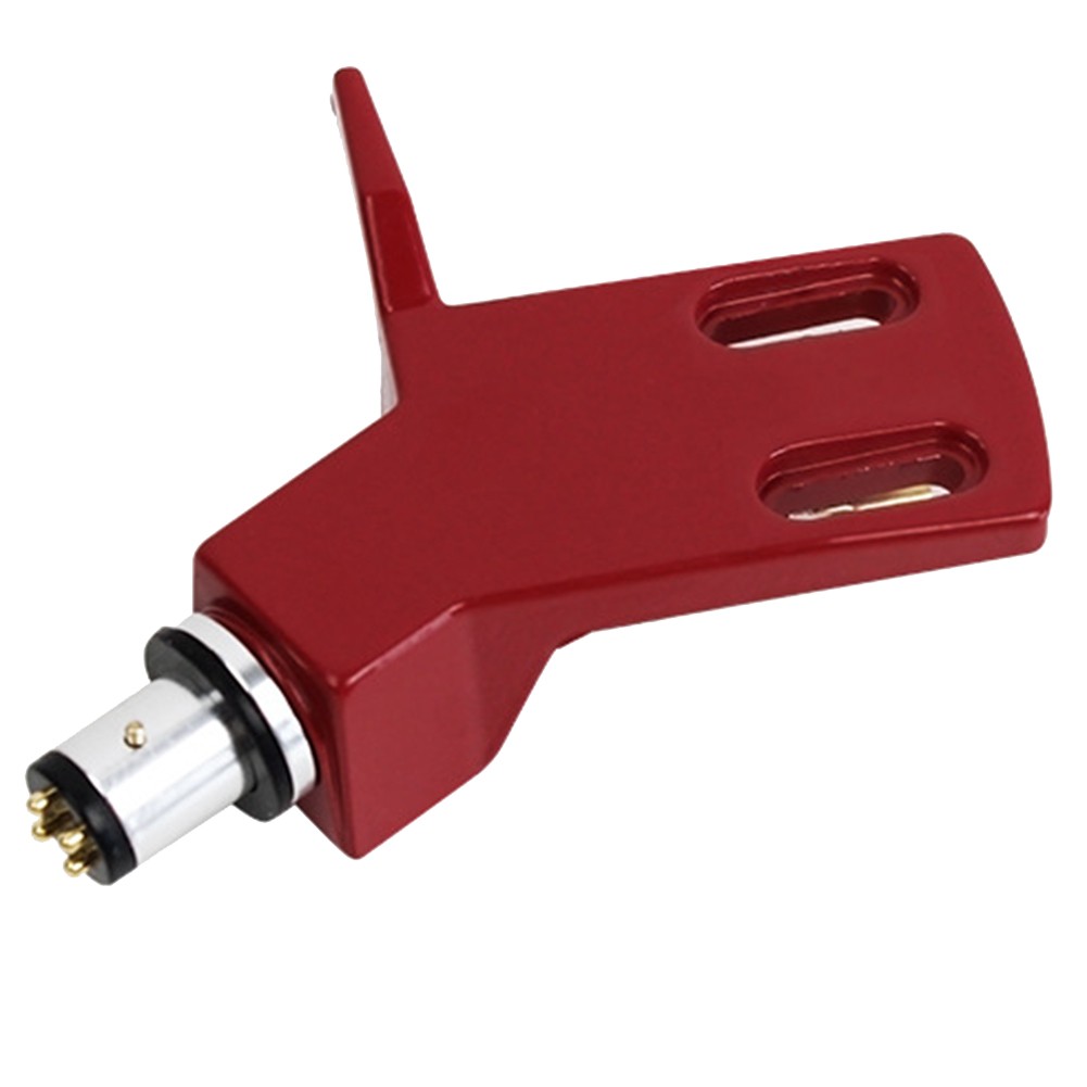 Aluminium Alloy Headshell Record Turntable Needle Cartridges Rack Red P4C21241
