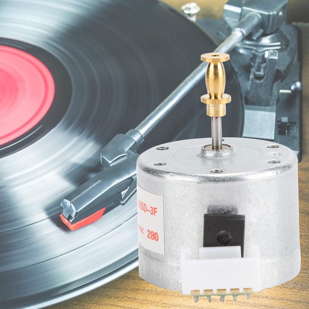 Replacement Motor for 3-Speed Record Player, 33/45/78RPM Turntable Motor, 25mm M