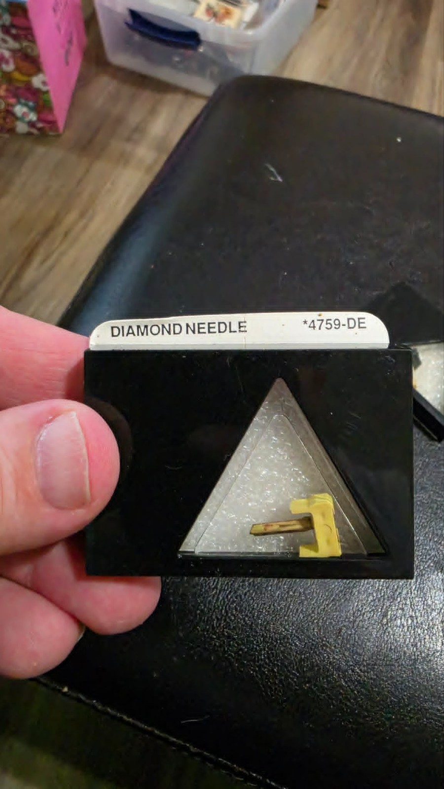 Diamond Turntable Record Needle – 4759-DE (Shure N44E, N-55E) – New In Package!