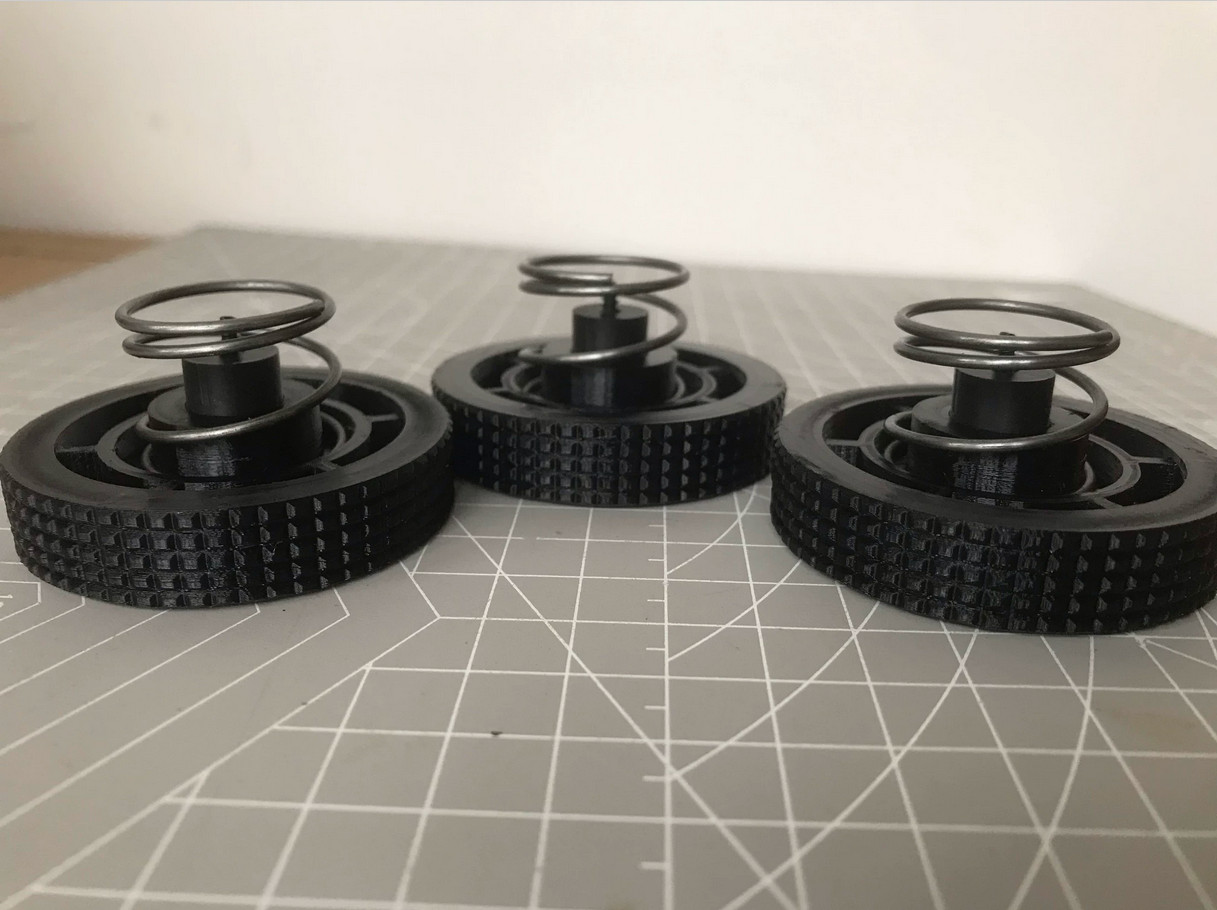 4 Pcs Spring-damped Turntable Feet 3D Print for technics SL-D2 SL-D3 Turntable